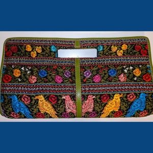 Embroidered Clutch